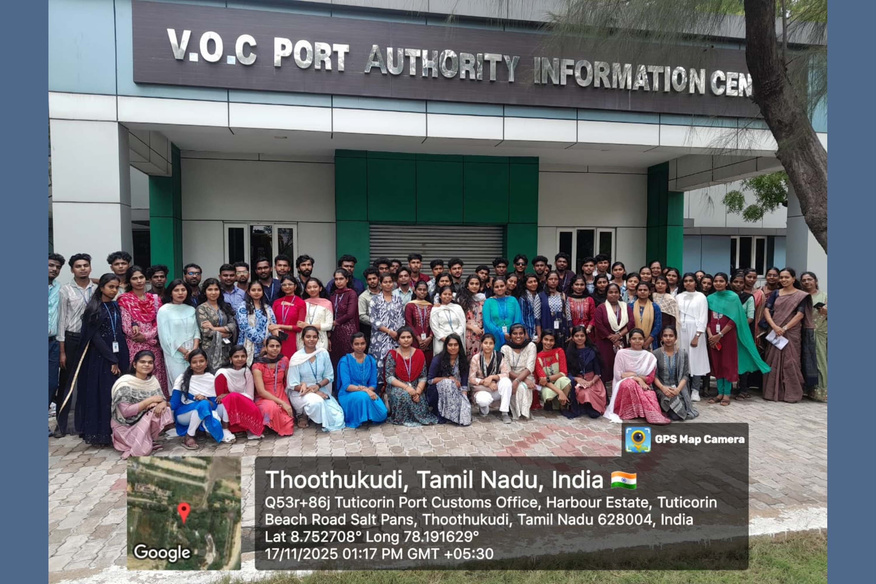 Industrial Visit to V.O.C Port Tuticorin 17.11.2025